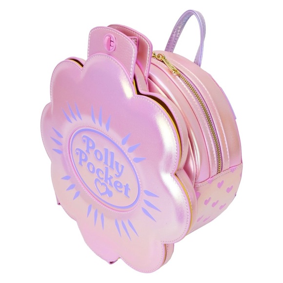 Loungefly Polly Pocket Compact Playset Figural Mini Backpack - NWT - Picture 5 of 10
